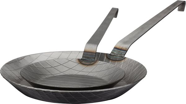 GSW Pfannen-Set, Eisen (Set, 2-tlg, 1x Bratpfanne Ø 28 cm, 1x Bratpfanne Ø 20 cm), Induktion