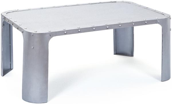 PKline 'Gorwan' Couchtisch, Metall silberfarben