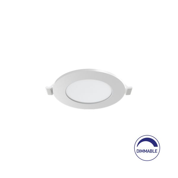 Braytron Dimmbar LED Einbauspot Einbaustrahler Deckenstrahler 4W 68mm 4000K Flach Dünn IP40