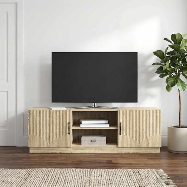 vidaXL TV-Schränk Sonoma-Eiche 150 x 31 x 47 cm Holzwerkstoff 895377