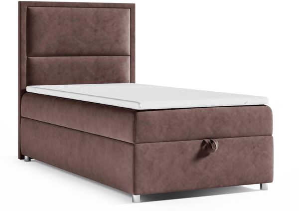 Best for Home Boxspringbett K-11 SINGLE mit Bettkasten, Bonellfederkern, Komfort Topper H3 (Hotelbett, Einzelbett, Kinderbett, Juniorbett, 70x200 80x200 90x200 100x200 cm), verschiedene Liefermöglichkeiten, TOP Preis-Leistungs-Verhältnis