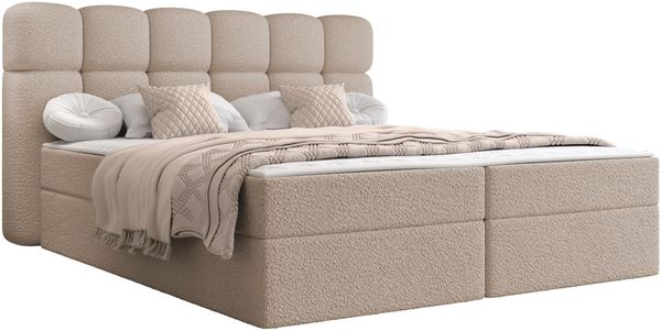 Boxspringbett Selgomi II (Farbe: Lambi 06, Größe: 160 x 200) Bild 2