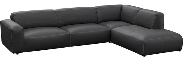 FLEXLUX Ecksofa Lucera, super bequem durch hochwertigen Sitzaufbau mit Kaltschaum, modern & anschmiegsam, L-Form, Designsofa