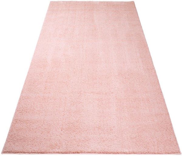 Carpet City Teppich Softshine 2236, rechteckig, Höhe: 14 mm, Läufer, Hochflor, besonders weich, robust, Uni, Wohnzimmer
