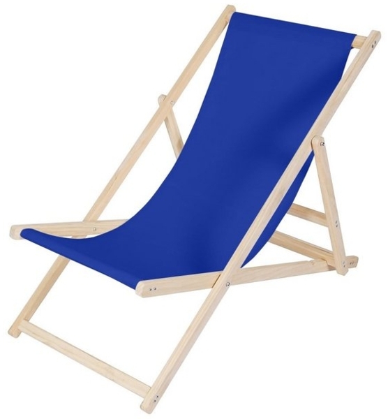 Melko Gartenstuhl Strandliege Liegestuhl Gartenliege Holz Freizeitliege Campingliege (Stück, 1 St), Inkl. Sicherung gegen ungewolltes Zusammenklappen Bild 4