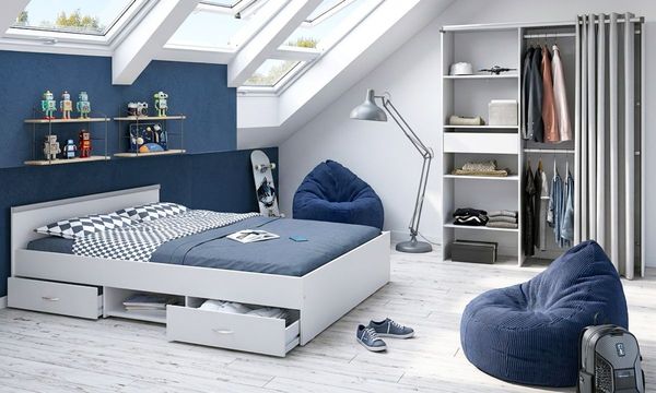 Parisot Kinderzimmer und Jugendzimmer Mega in weiß Set 2-tlg.