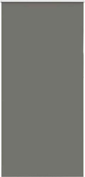 vidaXL Verdunkelungsrollo Grau 95x210 cm Stoffbreite 90,7 cm Polyester 4011179