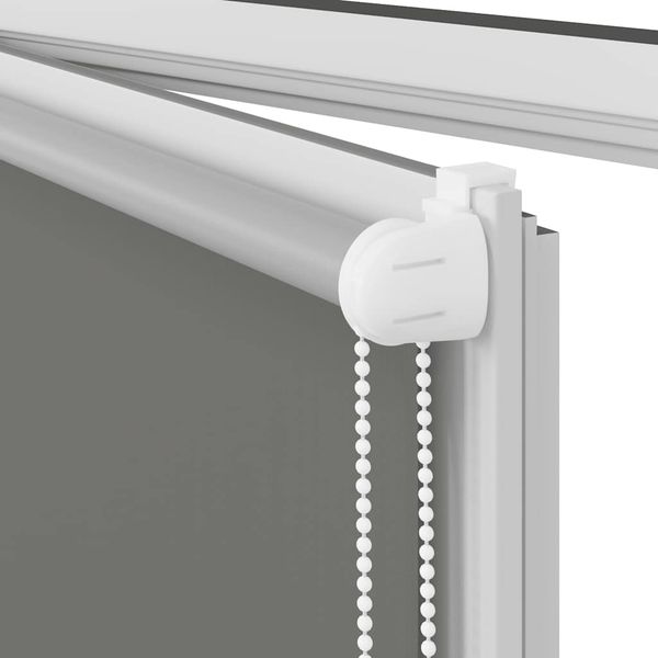 vidaXL Verdunkelungsrollo Grau 95x210 cm Stoffbreite 90,7 cm Polyester 4011179 Bild 12