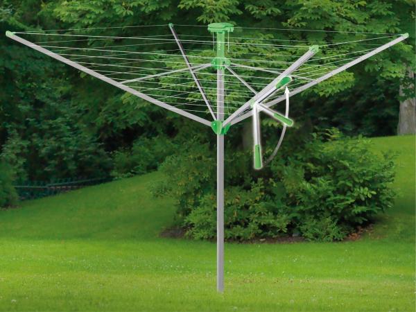 Wäschespinne "Novaplus 600" inklusive Eindrehbodenhülse Bild 2