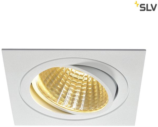 SLV No. 114281 NEW TRIA 150 LED Einbauleuchte eckig 2700K 2275lm 30° weiß