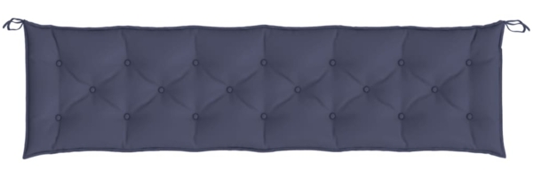 vidaXL Gartenbank-Auflage Marineblau 200x50x7 cm Oxford-Gewebe 379022