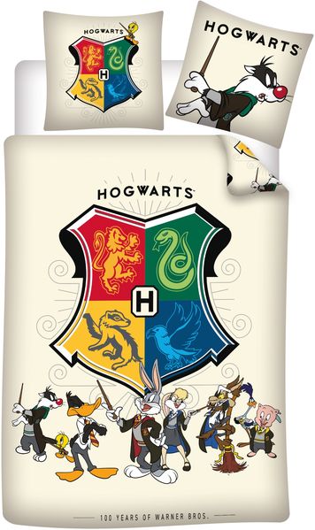 Bettwäsche Set Hogwarts Looney Tunes 135 x 200cm