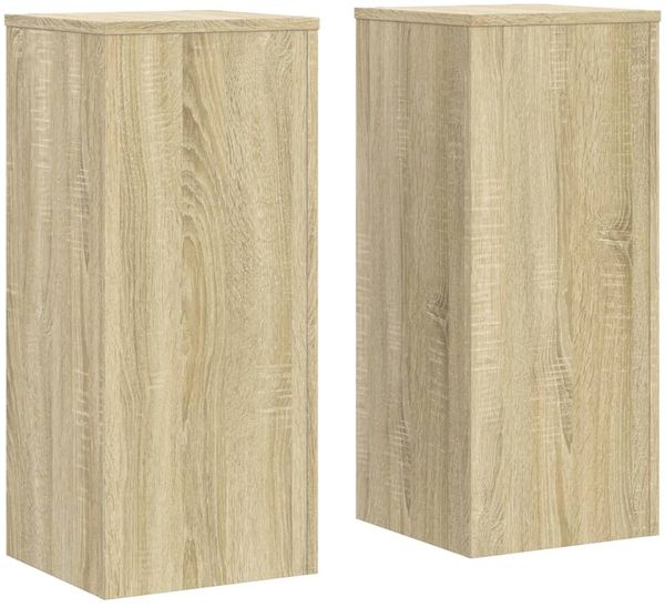 vidaXL Pflanzenständer 2 Stk. Sonoma-Eiche 30x30x70 cm Holzwerkstoff 852926 Bild 2