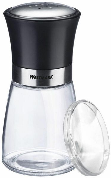 WESTMARK Salz- / Pfefferstreuer, Gewürzstreuer, Mit Aromadeckel, Feines Lochbild, Fassungsvermögen: