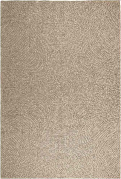 vidaXL Teppich ZIZUR Beige 240x340 cm Jute-Optik Indoor und Outdoor 4010413