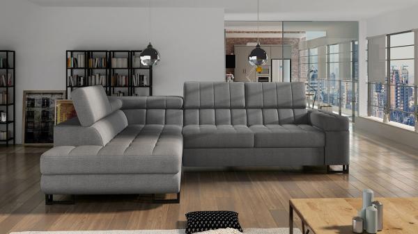 Ecksofa Laris, Seite: Links, Farbe: Enzo 163