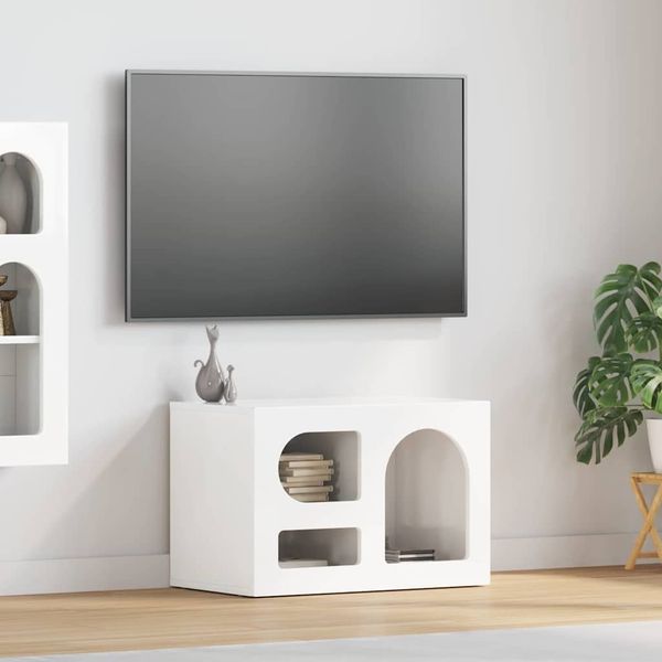vidaXL TV-Schränk ELST 60 x 35 x 40 cm Hochglanz Weiß Holzwerkstoff 891288