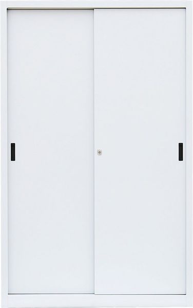 Steelboxx Schiebetürenschrank Aktenschrank Sideboard aus Stahl 1950 x 1200 x 450 mm (1-St) komplett montiert