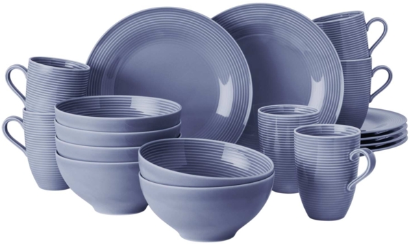 Seltmann Weiden Beat Color Glaze Frühstücks-Set 18-teilig Fliederblau