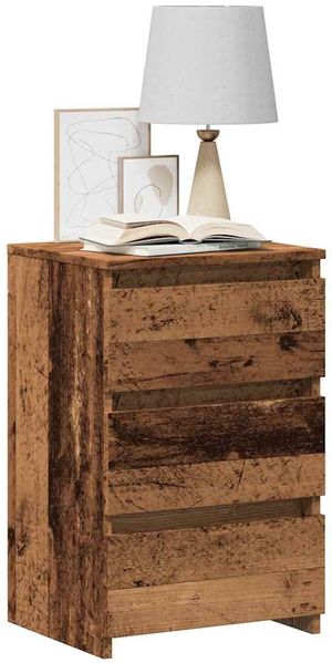 vidaXL Nachttisch Altholz-Optik 40x35x62,5 cm Holzwerkstoff 856522