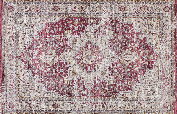 Teppich mehrfarbig orientalisches Muster 150 x 230 cm Kurzflor ARHAVI