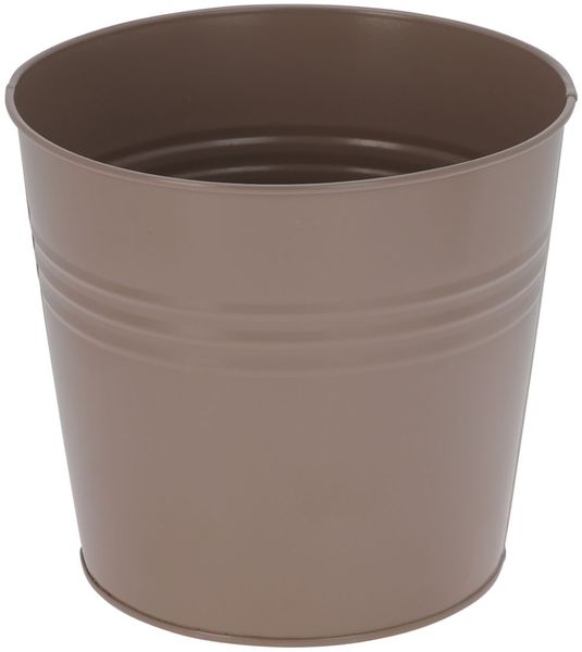 4 Stk. Blumentopf Pflanzgefäß Balkontopf Pflanztopf verzinkt Ø17xH15cm