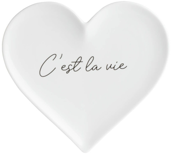 Räder Design Teller Herzteller "C'est la vie"