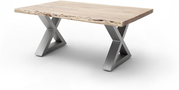 Couchtisch >CARTAGENA< in Akazie natur, massiv lackiert - 110x45x70cm (BxHxT)