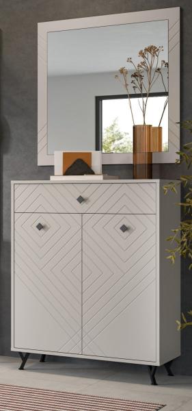 Garderobe Set 2-tlg. Apunti in sand 80 cm