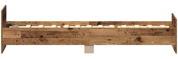 vidaXL Bettgestell ohne Matratze Altholz-Optik 90x190cm Holzwerkstoff 857478 Bild 7