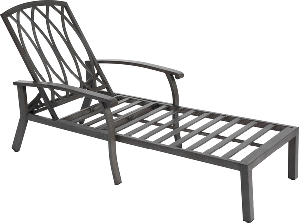 LVHOM Sonnenliegen 1 St, Verstellbare Aluminium-Liege mit Kissen, Gartenliege Rostfrei/wasserfest, 60 x 183 x 39 cm Bild 9