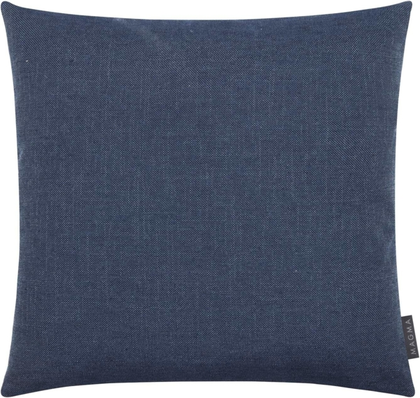 MAGMA Kissenhüllen RIVA - ca. 50 x 50 cm - 2er Set dunkelblau Bild 1