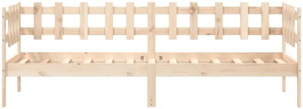 vidaXL Tagesbett ohne Matratze 90x200 cm Massivholz Kiefer 840379 Bild 5