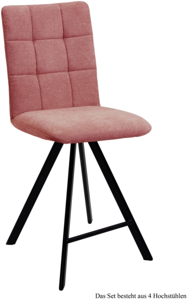 Thekenstuhl drehbar (4er-Set) Destiny 47 x 108 x 60 Schwarz/Braun