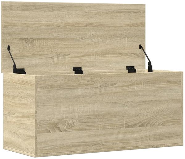 vidaXL Truhe Sonoma-Eiche 100x42x46 cm Holzwerkstoff 840662 Bild 7