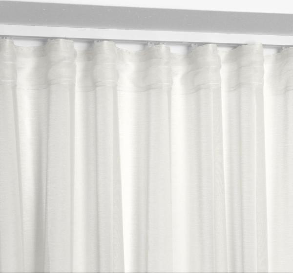 Beautex Gardine Transparente Gardine Dolly, wählbar mit Kräusel- und Ösen- Aufhängung (2 St), Kräuselband, transparent