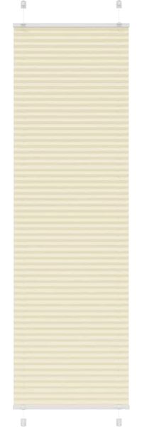 vidaXL Plissee Creme 65x200 cm Stoffbreite 64,4 cm Polyester 4015306