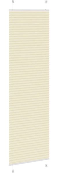 vidaXL Plissee Creme 65x200 cm Stoffbreite 64,4 cm Polyester 4015306 Bild 4