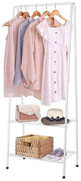 Youyijia TV-Rack Clothes Rack,Ideal for Bedroom,White