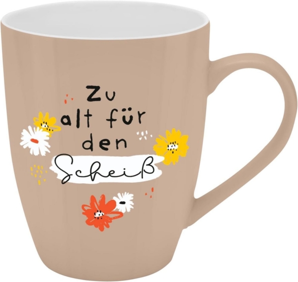 Tasse Tee- Kaffeetasse Kaffeebecher 35cl Geschenk Sheepworld SCHEISS 074192