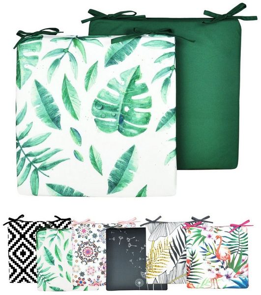 JACK Stuhlkissen JACK Motiv Outdoor Wende Stuhlkissen 40x40cm Lounge Kissen Sitzkissen, Gartenkissen, Lotus Effekt, Robust, Wasserfest, Innen & Außen