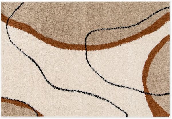 DomDeco Hochflor-Teppich Hochflorteppich Momo und Lunor, Schlafzimmerteppich, luxusqualität, flauschiger teppich modern