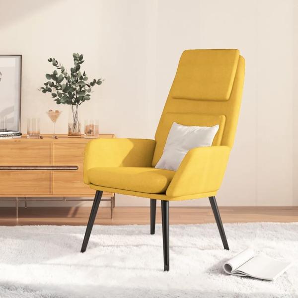 vidaXL Relaxsessel Senfgelb Stoff 341319