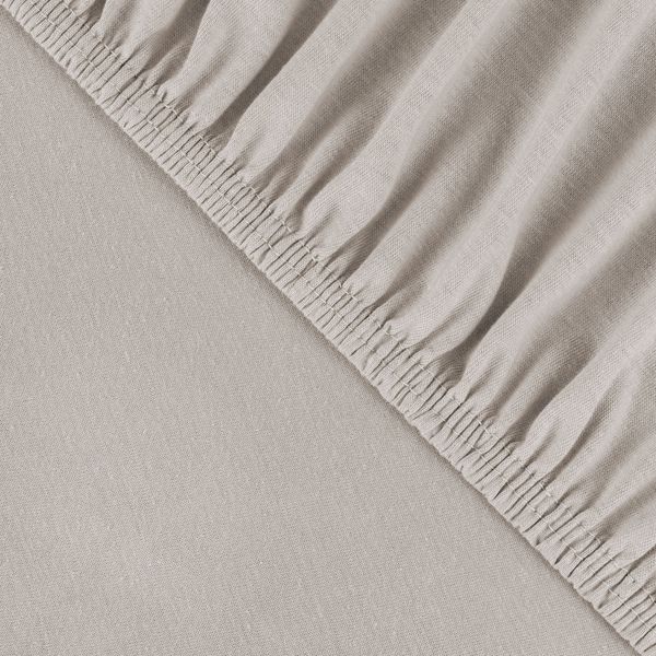 Julius Zöllner Spannbettlaken Jersey grau,60x120/70x140 cm Bild 7