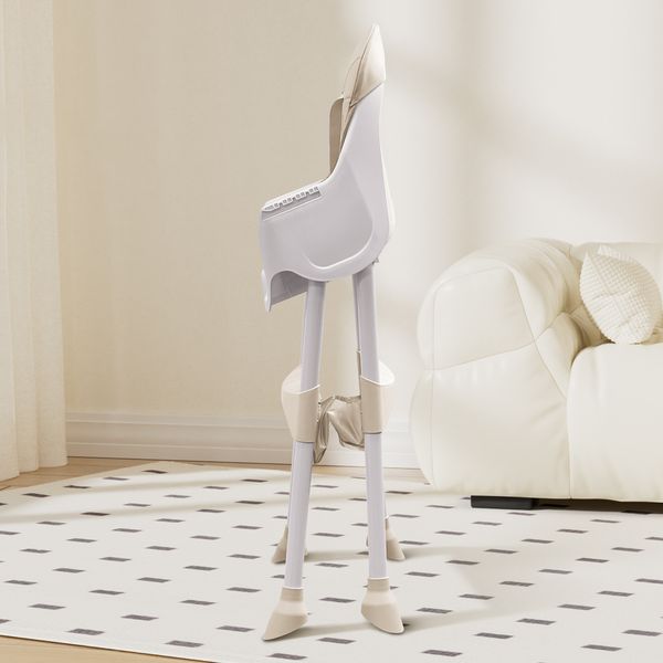 Baby Vivo 'Oscar' Design 2in1 Kinderhochstuhl beige