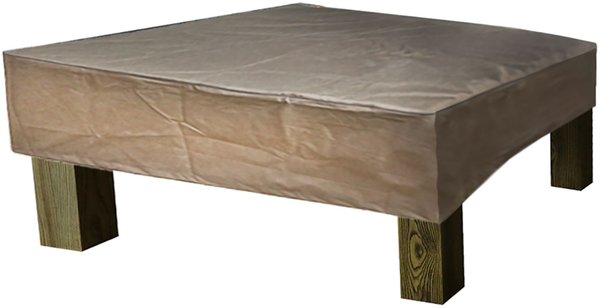Elementi Wetterschutzhaube für Gasfeuerstelle "Colima", braun, 105 x 105 x 43 cm (L x B x H)