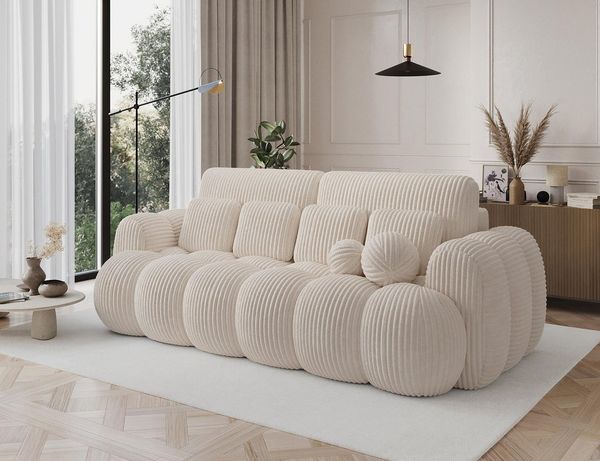 Compleo Schlafsofa bubble, Designer Sofa, Schlaffunktion, BreIte: 256 cm