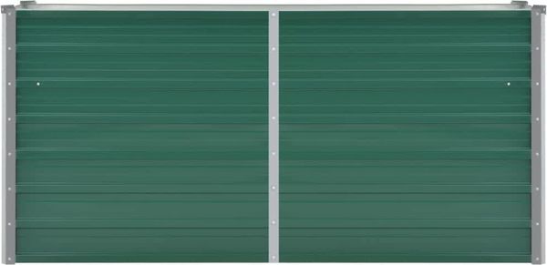 vidaXL Garten-Hochbeet Verzinkter Stahl 160x40x77 cm Grün 44849 Bild 3