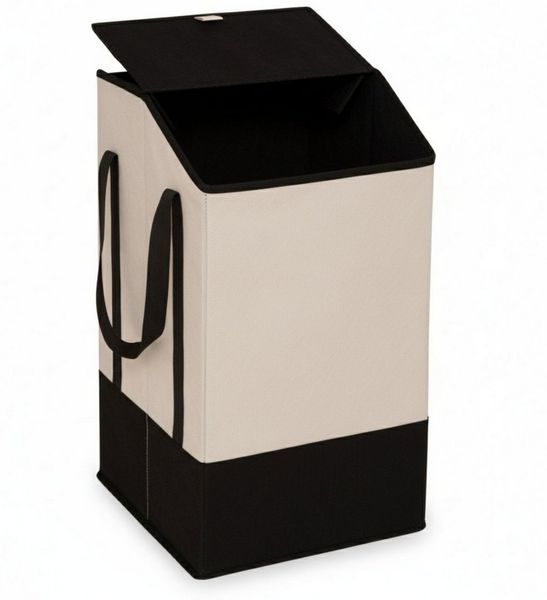 5five Simply Smart Wäschekorb Wäschetasche mit Reißverschluss BICOL, 45 l