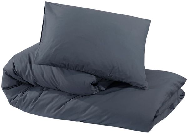 vidaXL Bettwäsche-Set Anthrazit 220x240 cm Leichte Mikrofaser 135939 Bild 6